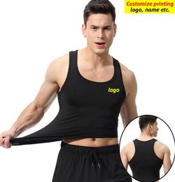 Compression Fitness Tights Tank Top Quick Dry Sleeveless Gym Shirts Summer Cool Mens Running Vest Sportswear Clothing 2206094045517