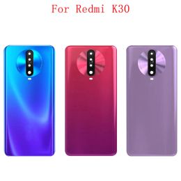 Frames Battery Cover Rear Door Case Housing For Xiaomi Redmi K30 4G 5G Back Cover with Camera Frame Lens Repair Parts