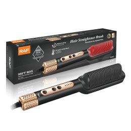 Brushes Hair Straightener Hot Comb Antiscalding Ceramic Hair Curler Multispeed Electric Straightening Comb Curling Iron Hairbrush