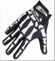 Mens Designer Biker Racing Gloves Summer Winter Five Fingers Gloves Finger Protected Skull Printed Breathable Gloves271D T220815859298488