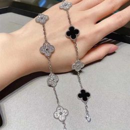 Fashion experts recommend jewelry for Clover Single Flower Bracelet Womens Gold Thickened Rose Luck with common vnain