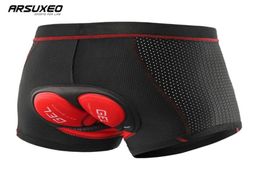 ARSUEXO 2020 Men Upgrade Cycling Underwear 3D Gel Pad Shockproof Cycling Shorts MTB Mountain Bike Underwear Bicycle Shorts 001C3752066