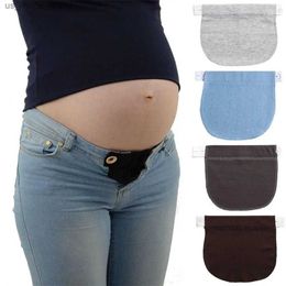 Mutterschaftsboden 1PC Frauen Einstellbare elastische Mutterschaft Schwangerschaft Weistband Gürtel Taille Extender -Kleidungshose für schwangere Nähzubehör2404