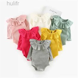 Rompers Princess Baby Girl Romper Spring Newborn Girls Jumpsuit Infant Baby Girl One piece d240425