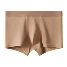 Underpants Mens Sexy Shorts Convex Pouch Underwear Boxer Briefs U-Pouch Modal Soft Trunks Elastic Sleep Bottoms Boxershorts