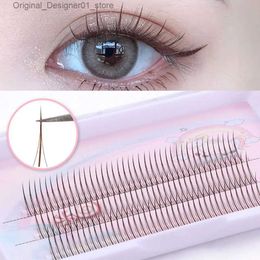 False Eyelashes Black brown personal eyelash prefabricated A/M shape Wispy fluffy eyelash cluster fairy shaped eyelash extension eye makeup Q240425