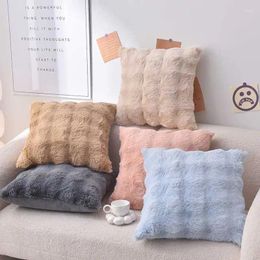 Pillow Solid Color Nordic Style Home Decoration Fluffy Soft Living Room Sofa Cover Office Bedroom Car