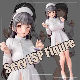 액션 장난감 피겨 통찰력 B Full Fots Japan Nurse-San Bansoukou Ver 1/6 PVC 애니메이션 섹시한 소녀 피겨 헨타이 모델 인형 장난감 선물 Y240425hezd