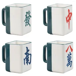 Mugs Mahjong Cup Ceramic Coffee Office Mug Drinking Milk For Drinks Tea