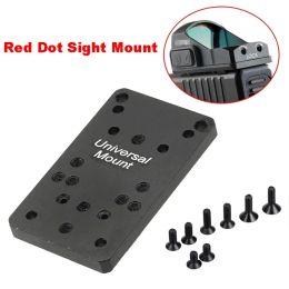 Accessories tactical Universal Rear Sight Scope Mount Plate Base Red Dot Scopes Adapter Fits All Glock Except 21/42/43