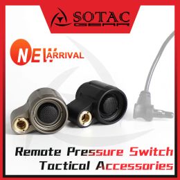 Lights SOTAC GEAR Tactical Hot Button Dual Function Remote Pressure Switch for L3 NANL Laser M622V M323V Light Buttons Plug CRANE