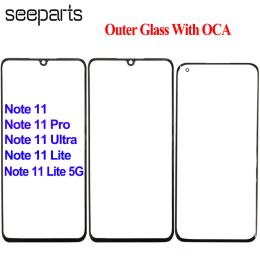 Panel Outer Glass For Xiaomi Mi 11 Pro Front Glass Outer Glass Mi11 Ultra Outer Panel Glass Lens Mi 11 Lite 5G Outer Glass With OCA