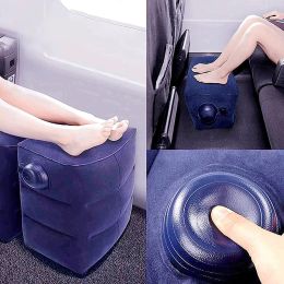 Pillow Inflatable Travel Pillow Foot Rest Kids Car Aeroplane Sleeping Bed Leg Support Height Adjustable Footrest Pillow for Long Trips
