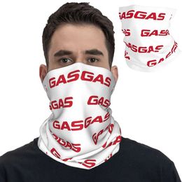 Fashion Face Masks Neck Gaiter GasGas Motorcycle Bandana Neck Cover Printed Racing Mountain Bike Balaclavas Wrap Scarf Headband Hiking for Men Women Adult Y240425