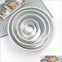 Not Aluminium Alloy Baking Mod Rusty Sturdy Round Cake Mould Corrosion Resistant Home Kitchen Tools Sier Top Quality 16hd5 Dhqt5