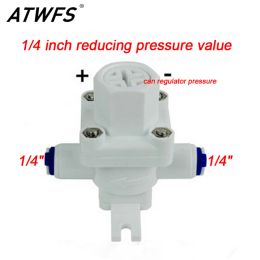 Parts ATWFS Pressure Regulator RO Water Purifier Parts Water Pressure Switch 1/4'' Connexion Regulator Valve Reducing Pressure Valve