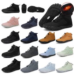 Winter Booties for Men Women Snow BareFoot Casual Shoes Outdoor Work Shoes or Trekking Climbing Working High Ankle Snow Boo 240420