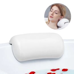 Pillow SPA Bath Pillow Tub,Nonslip Bathtub Headrest with Suction Cups for Jacuzzi Bubble Soaking Bath, Bathtub Accessory