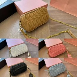 Designer Bag Shoulder Bags Mini Handbag Women Luxury Wallet Leather Mini Crossbody Bag Woman Letters Chain Cellphone Totes Purse Bags Pink Black Brown White 20x11cm