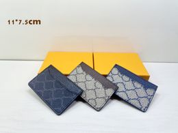 wallet card designer Card luxury Purse Mini Wallet cardholder mens wallet designers women Wallets Key Pocket Interior Slot with box Hight quality leather