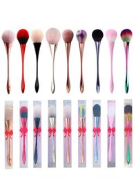 Small Waist design Hand Brushes Nail Soft Dust Cleaner Cleaning Acrylic UV Gel Powder Removal Manicure Tools makeup brush 3pcs6796517