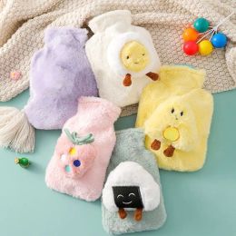 Heaters 500ML Winter Cute Cartoon Plush Filling Hot Water Bag Warmer Detachable and Washable Portable Reusable Warm Water Bottle