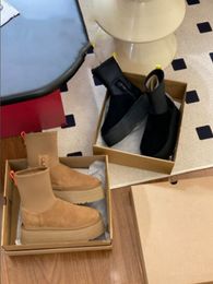 Piattaforma invernale Women Women Classic Boot Stivali da neve Designer Tasman Boots Shu Plush Suede