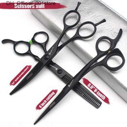 Hair Scissors Hair Scissors 5.5/6 Inch Professional Hairdresser Thinning Barber Set Haircut Fine Q240425