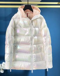 2021 Women Winter Diagonal Zipper Down Jacket Puffer Jackets Hooded Thick Coats Mens Couples Parka Winters Coat Hiver Doudoun5071009