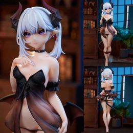 Action Toy Figures 26cm NSFW Insight Little Demon Lilith Nude Girl Tsuishi Eye ver PVC Anime Action Figure Toys Collection Model Toy Gift Y240425Y0QE