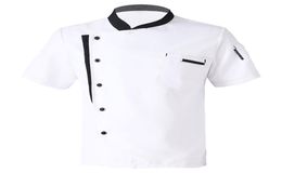 Unisex Jacket Mens Chef Restaurant Kitchen Uniform Restaurant el Kitchen Cooking Clothes Catering Chef Shirt YL0346283809