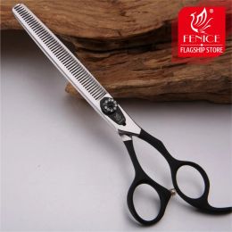 Scissors Fenice High Quality Pet hair thinning Scissors 7.0 7.5 inch Professional Japan 440c shears for dog grooming cutting