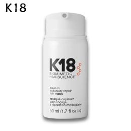 Treatments K18 Biomimetic Hairscience Leavein Molecular Repair Hair Mask 50ml Quickly Reverse Hair Damage in 4 Minutes Restore Softness