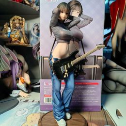 Action Toy Figures 200mm Anime Figure Guitar MeiMei Guitar Sisters Mei Sexy Girl PVC Action Figure Toy Adults Collection Model Doll Gifts Y240425GSPX