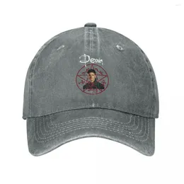 Ball Caps Retro Dean Winchester Devils Trap Trucker Hats Vintage Distressed Washed Supernatural Casquette Dad Hat For Men Women Adjustable