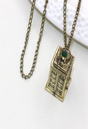 Exquisite DOCTOR WHO Necklaces Tardis Telephone Booth Police Box Retro Pendant Necklace Men Women Telephone Booth Necklace8097955