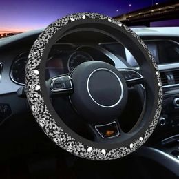 Steering Wheel Covers 37-38 Car Cover Skulls Pattern Universal Texture Auto Decoration Colorful Accessories