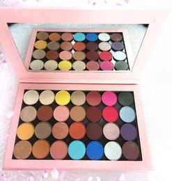 Cosmetic Bundle Pink One Open Eyeshadow Palette High Quality Blendable Eye Shadow 28 Colour Ship4166002