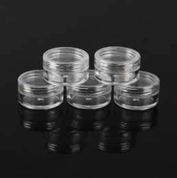 Plastic 5g Cosmetic Jar Empty Eyeshadow Case Face Cream Bottles Glitter Container Eye shadow Empty Nail Pots Beauty Tool SZ5828742795