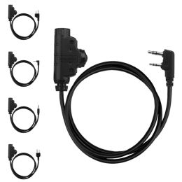 Accessories Tactical Headset PTT Icom / Kenwood / Midland / Motorola Talkabout / Mobile Phone U94 PTT Fit Nato Plug Headphone Accessories