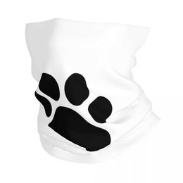 Fashion Face Masks Neck Gaiter Dog Paw French Bulldog Cartoon Bandana Neck Cover Printed Balaclavas Mask Scarf Outdoor Cycling Riding Men Women Adult Winter Y240425