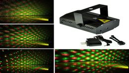 Mini Laser Stage Lighting 150mW GreenRed LED light Laser DJ Party Stage Light Disco Dance Floor Lights3754734