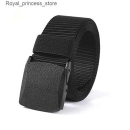 Belts Automatic nylon buckle mens tactical belt mens military belt canvas belt Cummerbunds high-quality belt Q2404251