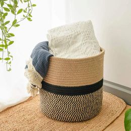 Vases Portable Storage Basket Highly Functional And Lightweight Non-toxic Flower Pots Home Decor Beige White 25cm