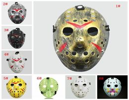 Masquerade Masks Jason Voorhees Mask Friday the 13th Horror Movie Hockey Mask Scary Halloween Costume Cosplay Plastic Party Masks 6828950