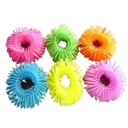 Stretchy TPR Noodle Sensory Toys Fuzzy Ball Bracelets Set Stress Relief Tools for Autism ADD ADHD in Classroom ZZ
