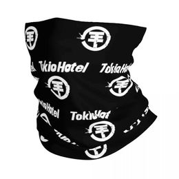 Fashion Face Masks Neck Gaiter Genres Pop Rock Tokio Hotel Bandana Neck Cover Printed Balaclavas Face Scarf Outdoor Cycling Fishing Unisex Breathable Y240425