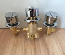 Solid Brass switch valve for Bathtub faucet shower mixer 3 ways water outlet bathtub faucet set Bath faucets control valves8552684