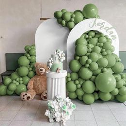 Party Decoration Green Balloons Garland Balloon Arch Kit Birthday Decor Baby Shower Wedding Ballon Background Globos