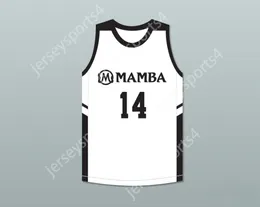 CUSTOM NAY Name Mens Youth/Kids PAYTON 14 MAMBA BALLERS WHITE BASKETBALL JERSEY VERSION 2 TOP Stitched S-6XL